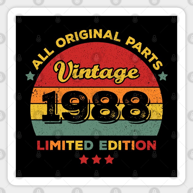 1988 Vintage Sticker by monkeyflip